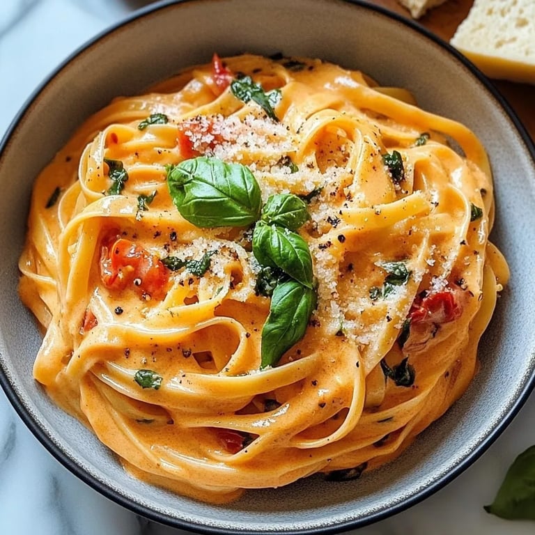One Pot Creamy Tomato Pasta