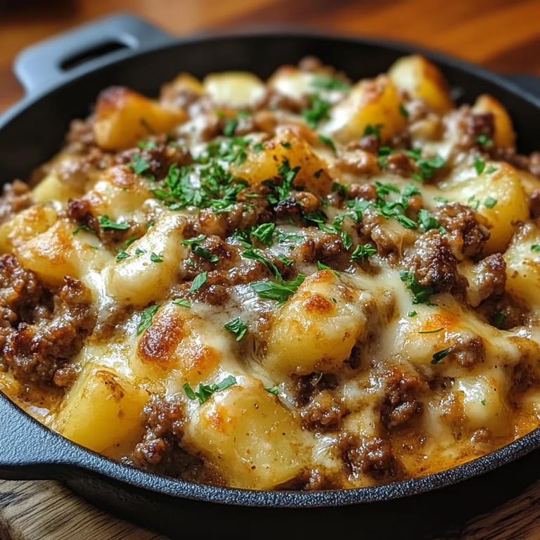 Cheesy Ground Beef & Potatoes: An Amazing Ultimate Recipe to Savor