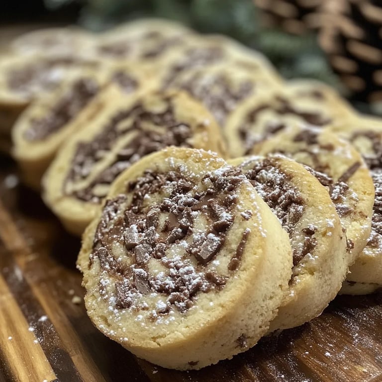 Baumstamm-Plätzchen