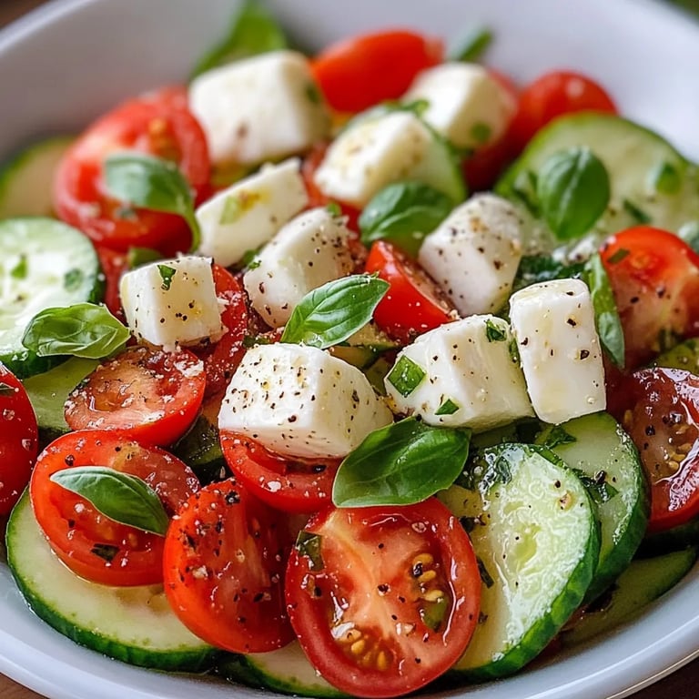 Easy Cucumber Caprese Salad: An Incredible Ultimate Recipe