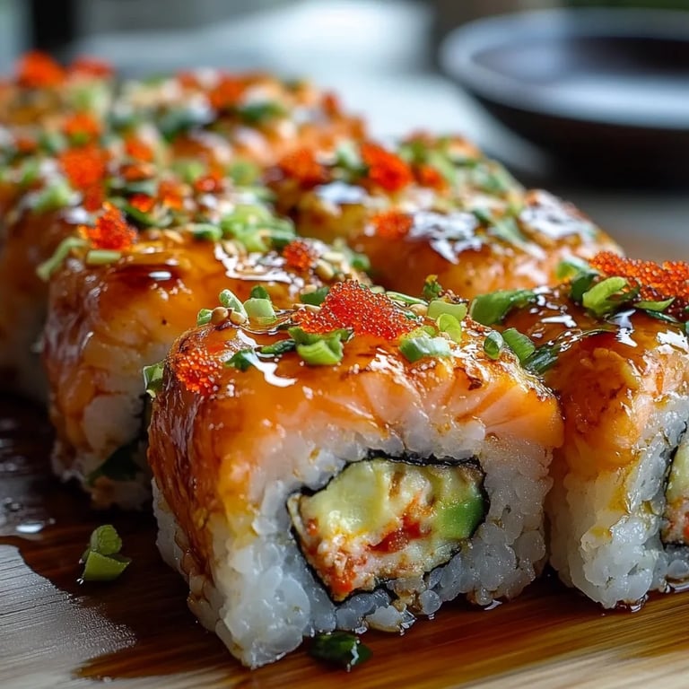 Easy Spicy Salmon Sushi Bake Recipe