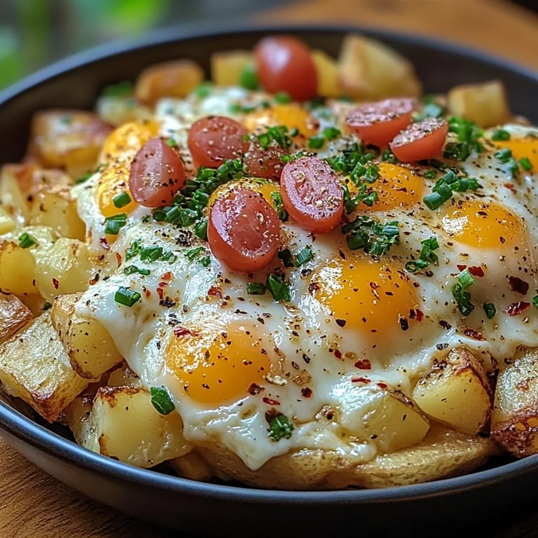 Cheesy Potato Egg Scramble: An Incredible Ultimate Recipe for 5