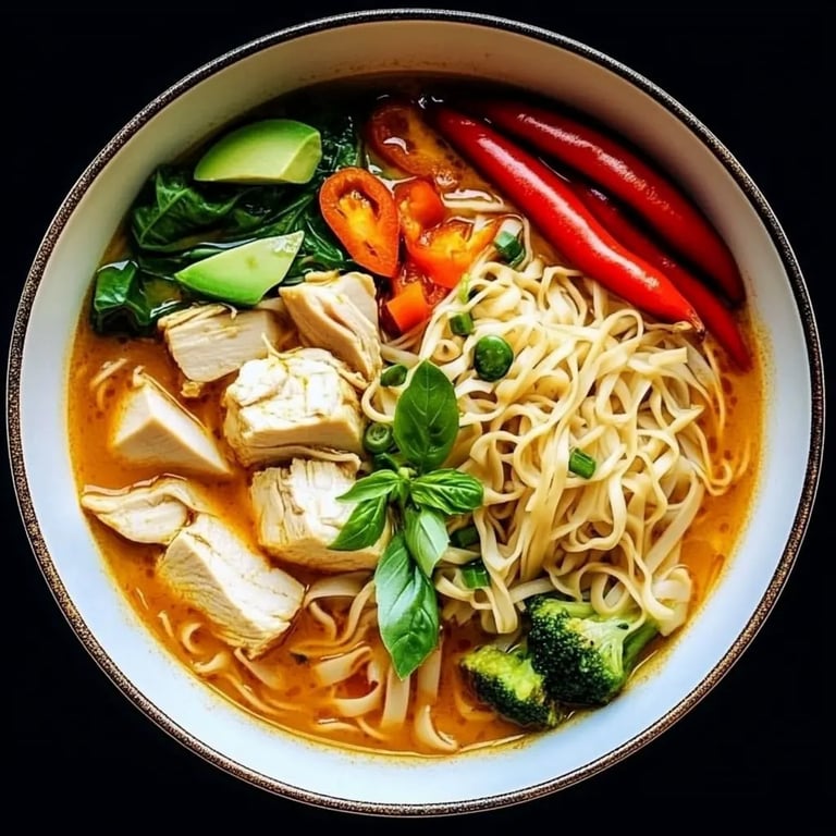 Thai Curry Chicken Noodle Soup