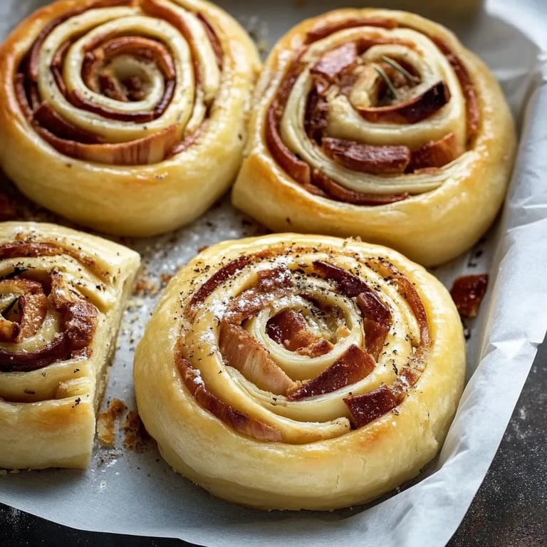 Schnelle Zimtschnecken aus Blätterteig