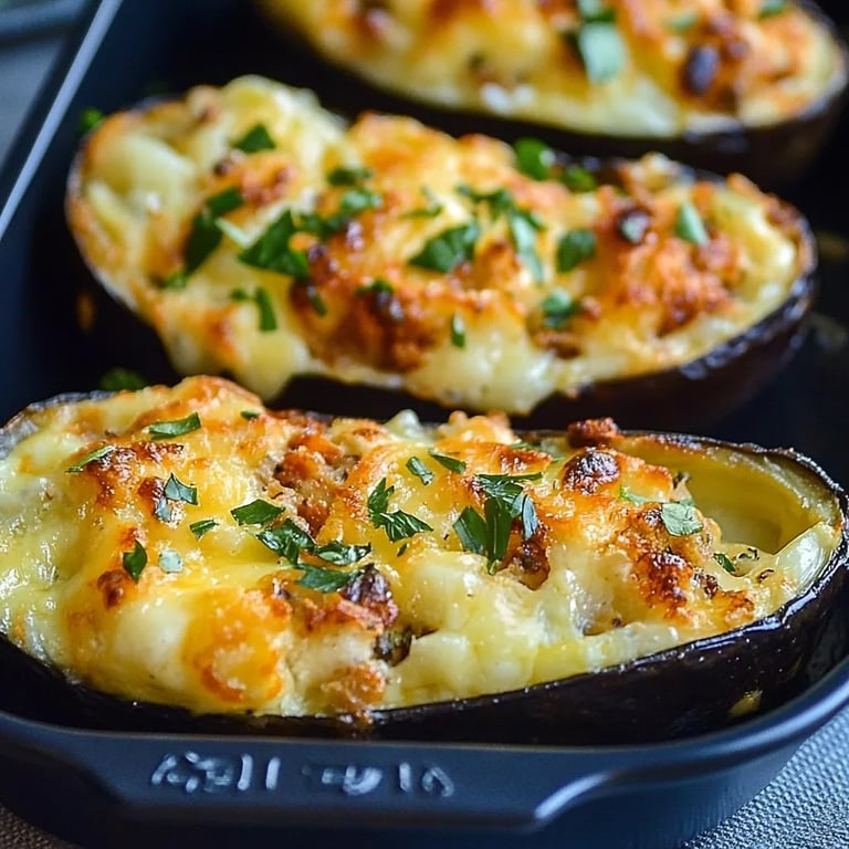 Gebackene Käse-Kartoffeln