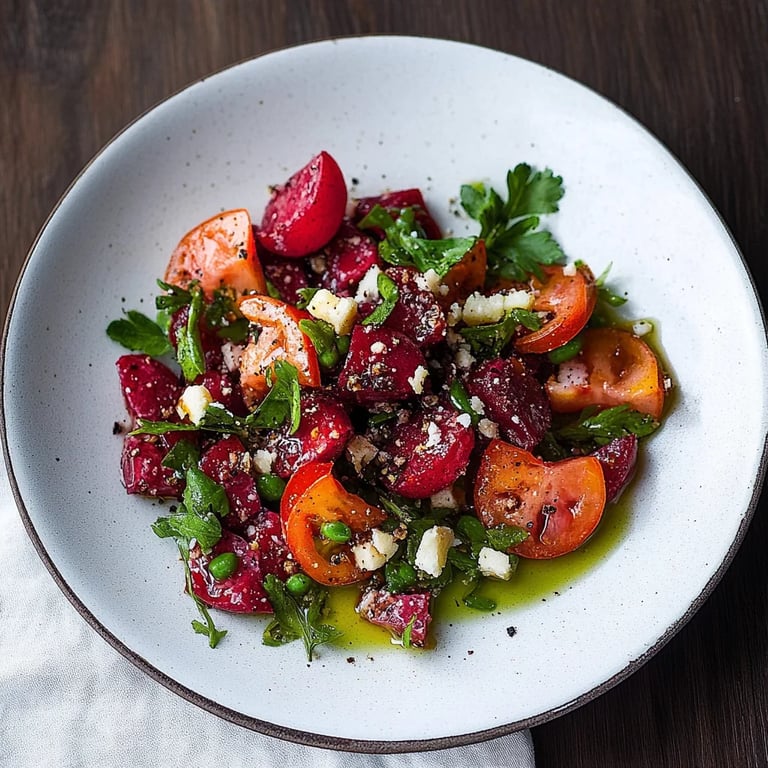 Winterlicher Salat mit karamellisierten Maronen