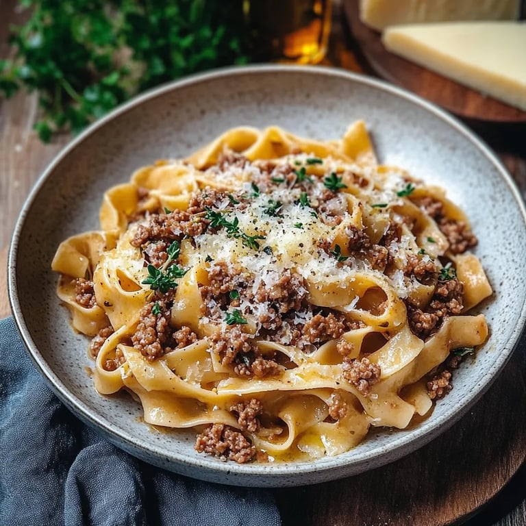 Weiße Bolognese