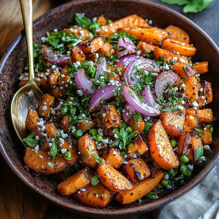 Spiced Sweet Potato Salad w/ Lemon Vinaigrette: An Incredible 7-Ingredient Recipe