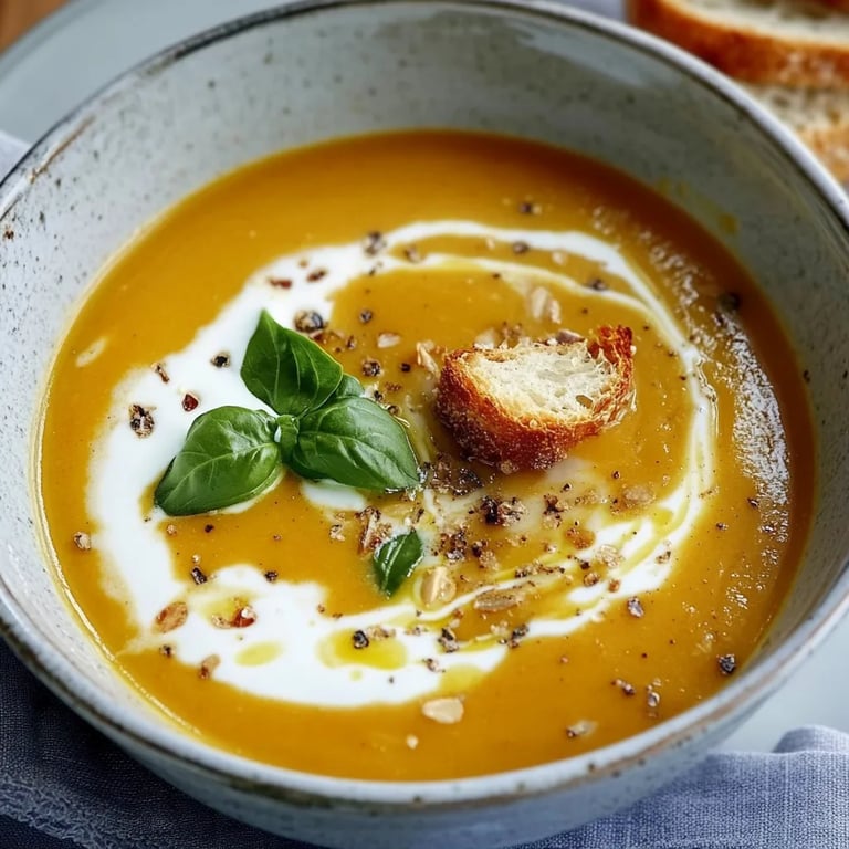 Kürbissuppe mit Kokosmilch