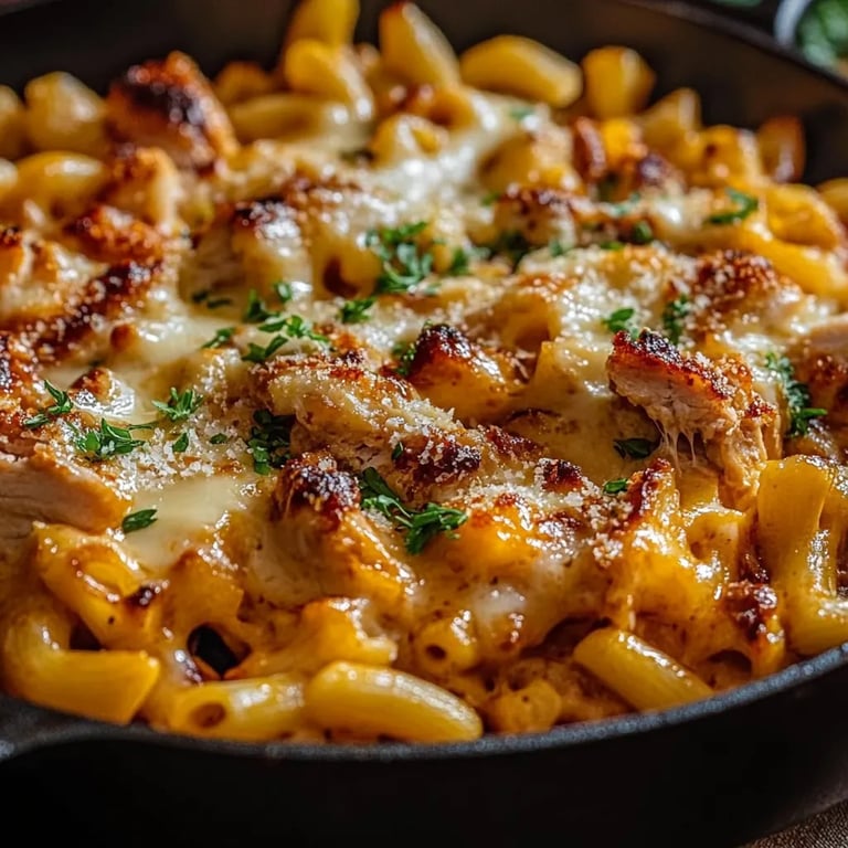 BBQ Chicken Mac and Cheese