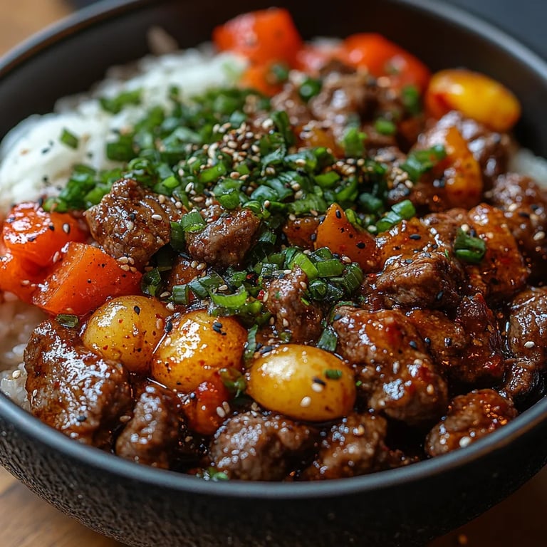 Tazones de Ternera Coreana Gochujang: Una Increíble Receta Esencial