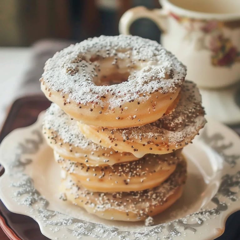 Mohn Marzipan Kringel