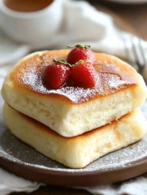 Fluffy Japanese Soufflé Pancakes