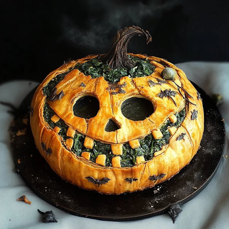 Torta de Espinafre e Ricota de Halloween: Uma Receita Incrível e Temática