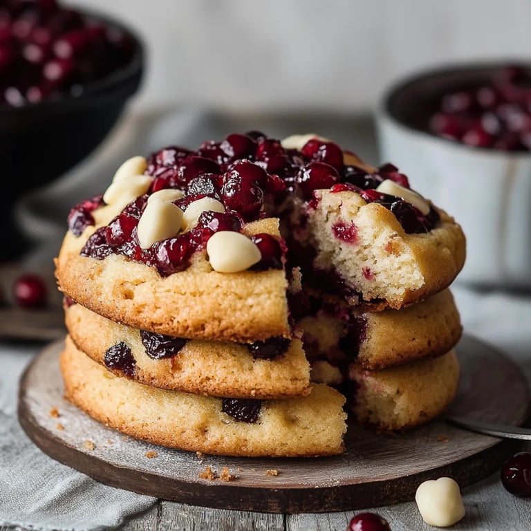 Cranberry-Weiße-Schokoladen-Kekse