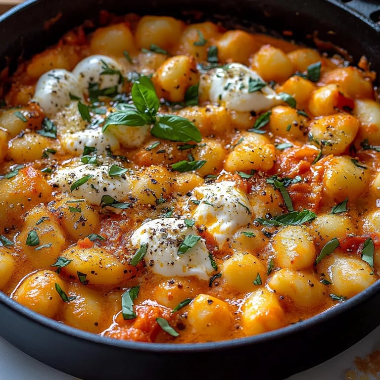 30 Minute Creamy Tomato Gnocchi w/ Burrata: An Incredible Ultimate Recipe