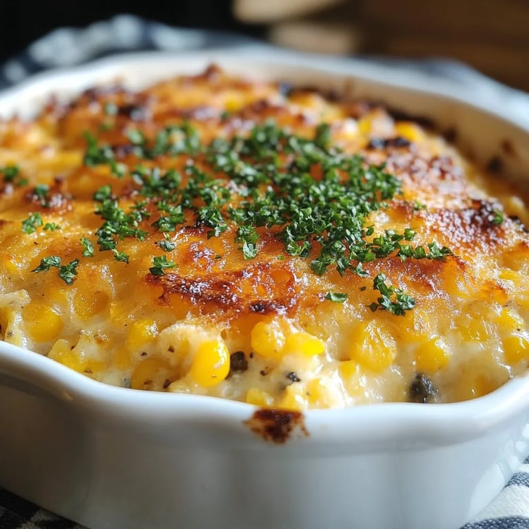 Delicious Corn & Squash Casserole