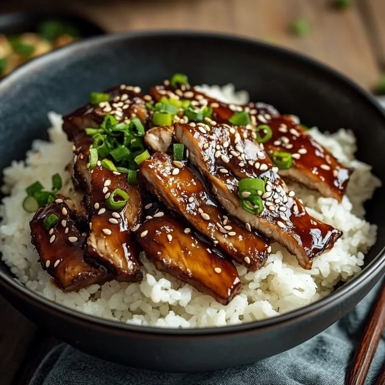 Hähnchengeschnetzeltes Teriyaki