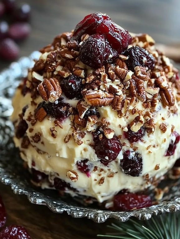 Cranberry Pecan Cream Cheese Ball