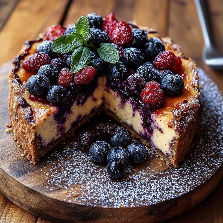 Simple Blueberry Basque Cheesecake: An Amazing Ultimate Recipe