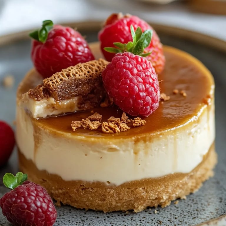 Lotus-Käsekuchen-Dessert