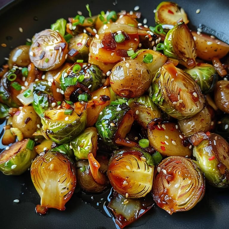 Rosenkohl Kartoffel Pfanne