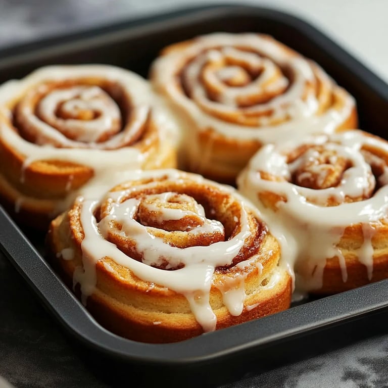 Zimtschnecken mit Guss