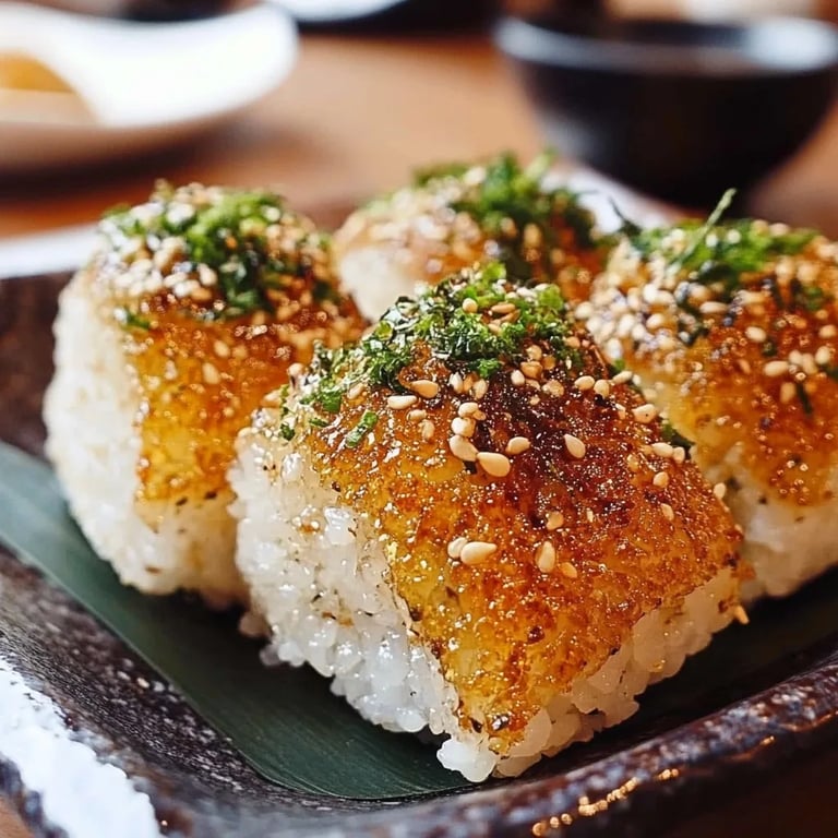 Yaki Onigiri (Grilled Rice Balls)