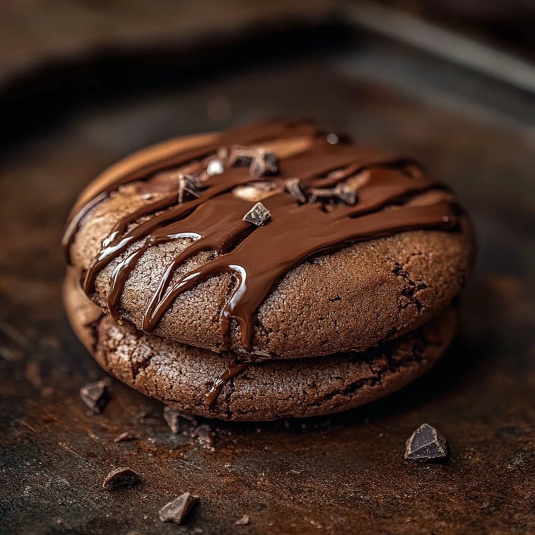 Extra dicke Schokoladenkekse im Bäckerei-Stil