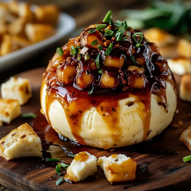 Sweet and Spicy Pepper Jelly Cheeseball