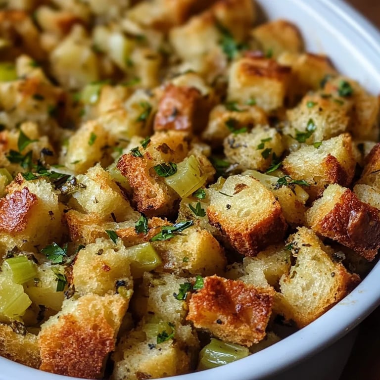 Herbed Butter & Golden Traditional Stuffing