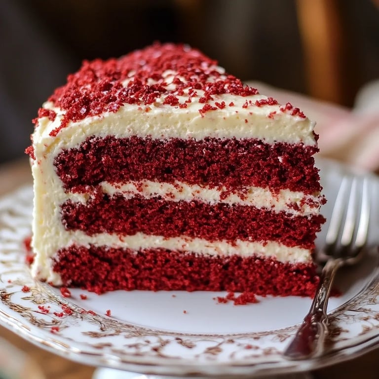 Red Velvet Birthday Cake with Cream Cheese Frosting