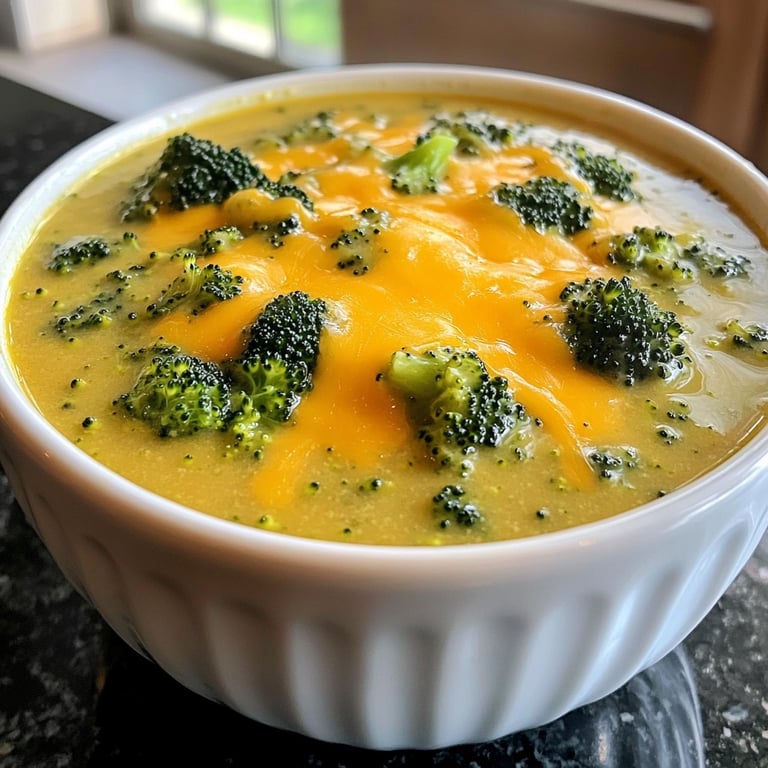 Comfort Broccoli Cheddar Soup​