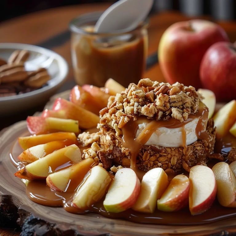 Sweet Caramel Apple Dessert Board