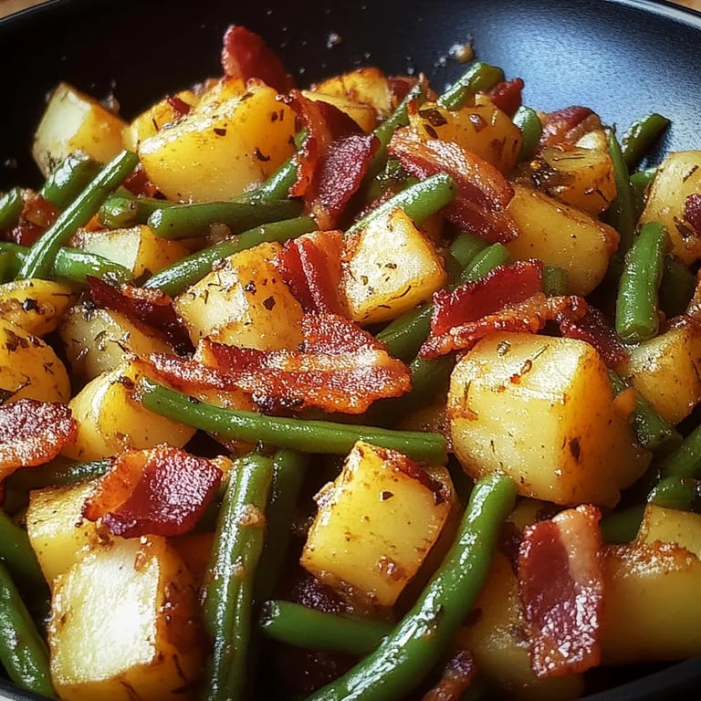 Country Ranch Green Beans & Potatoes w/ Bacon: An Incredible Ultimate Recipe