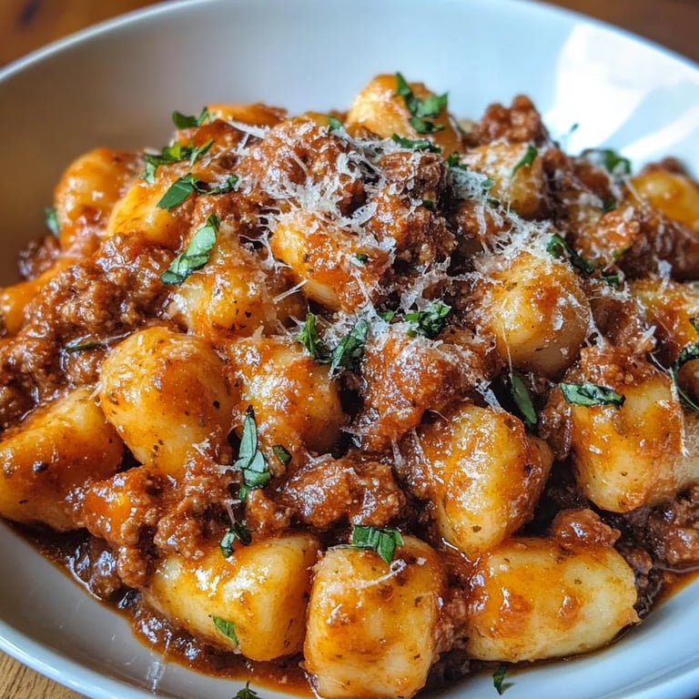 Gnocchi Bolognese