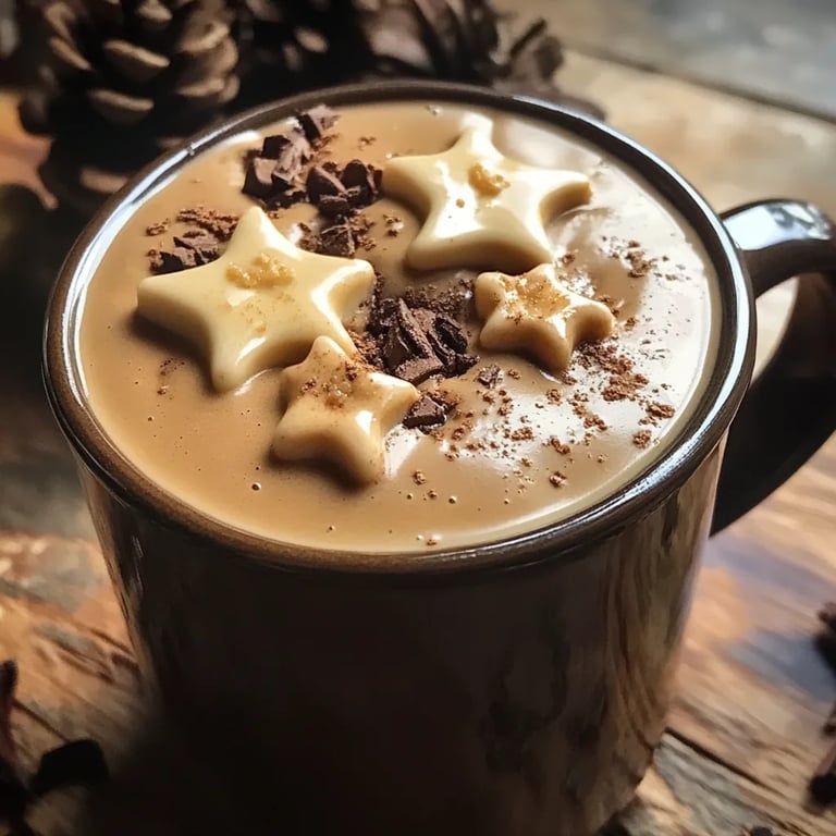 Weihnachtliche Mokkasterne