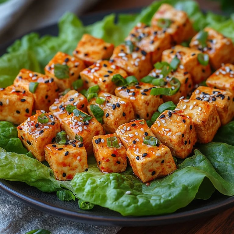 Wraps de Lechuga con Tofu Bang Bang: Una Increíble Receta Última