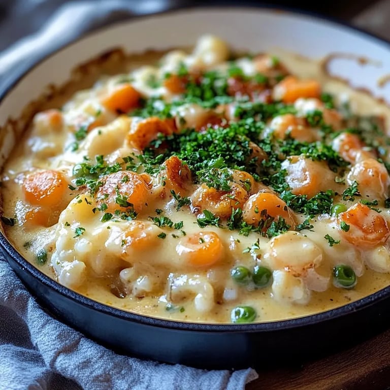 Reis mit Gemüse-Frischkäse-Sauce