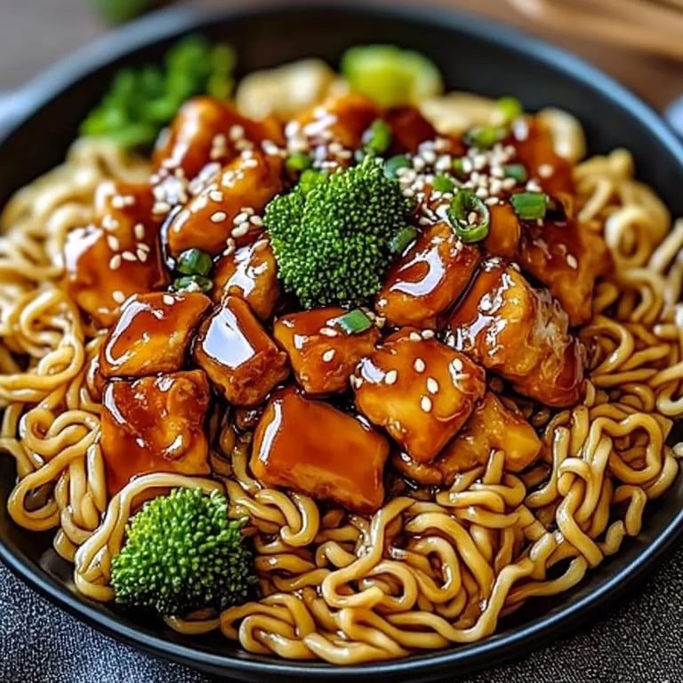 Hähnchen-Teriyaki-Nudeln: En fantastiskt ultimat 3-rätters måltid