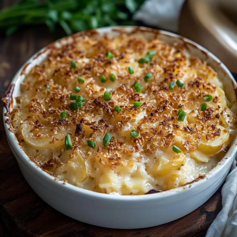 Creamy Potato and Rice Casserole