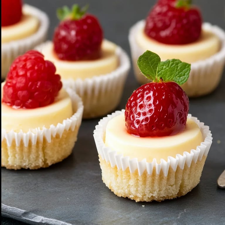 Easy Mini Cheesecakes