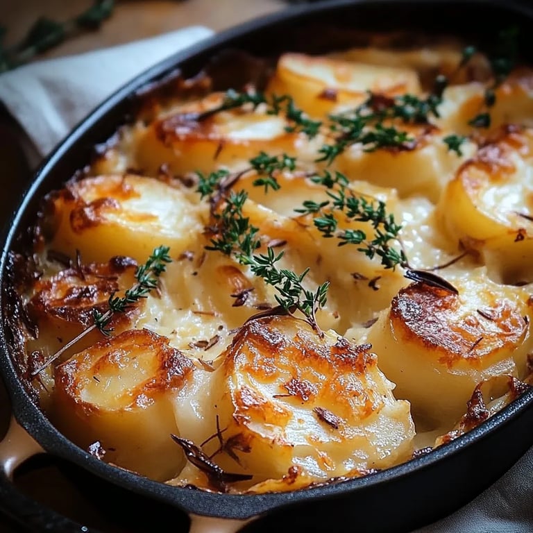 French Onion Potato Bake