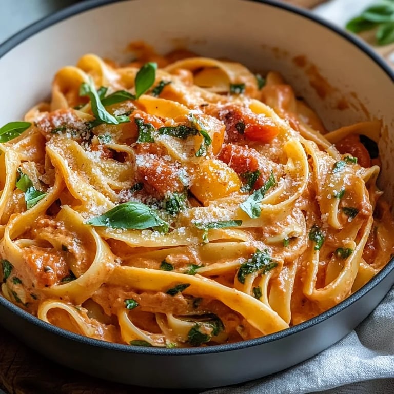 Easy One Pot Creamy Tomato Pasta