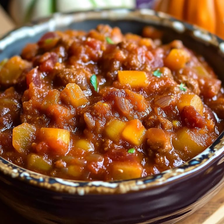 Spicy Pumpkin Chili