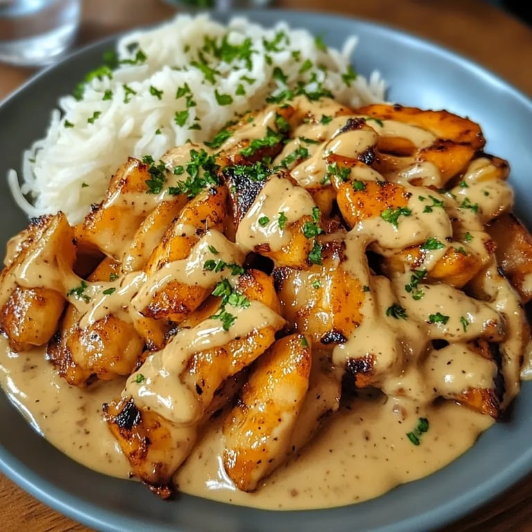 Einfaches Hähnchen-Gyros in cremiger Sauerrahmsauce: Ein Unglaubliches Ultimatives Rezept