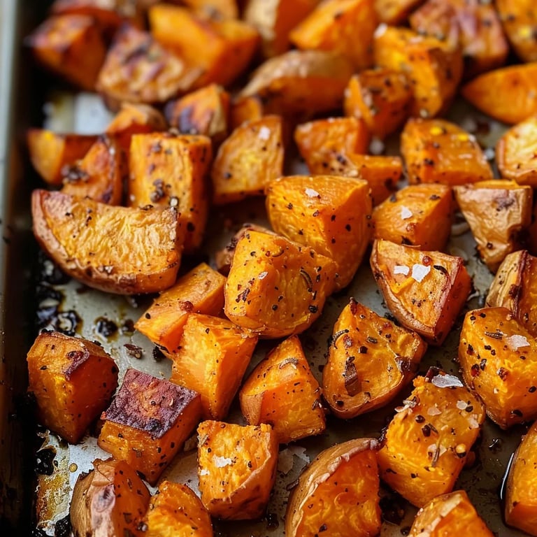 Crispy Roasted Sweet Potatoes