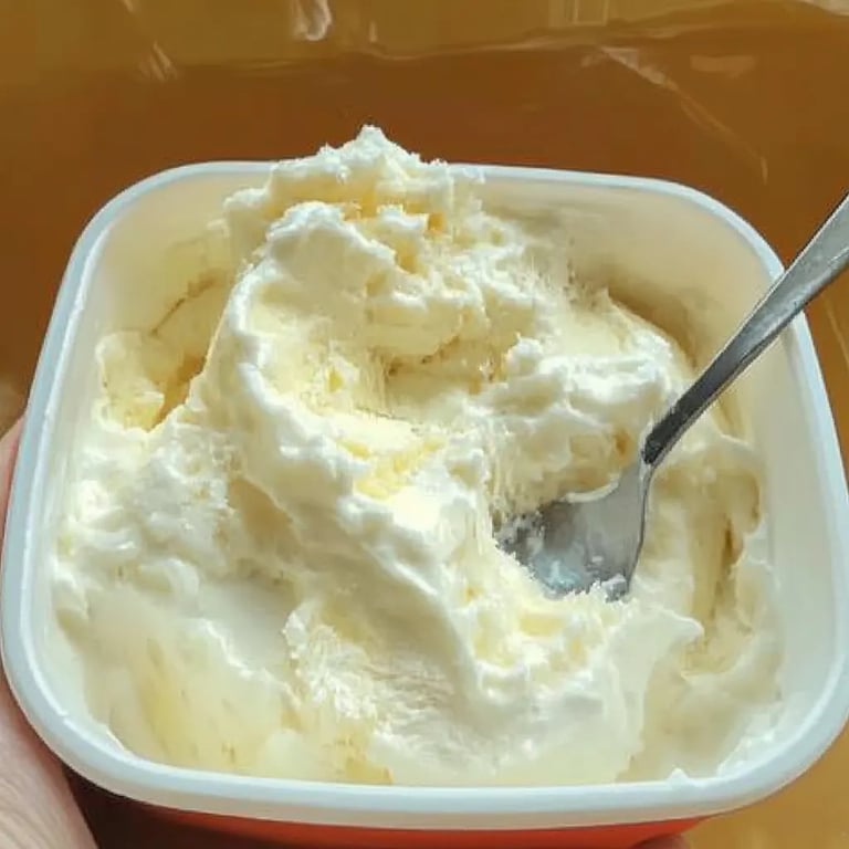 Milchmädchen Eis ohne Eismaschine
