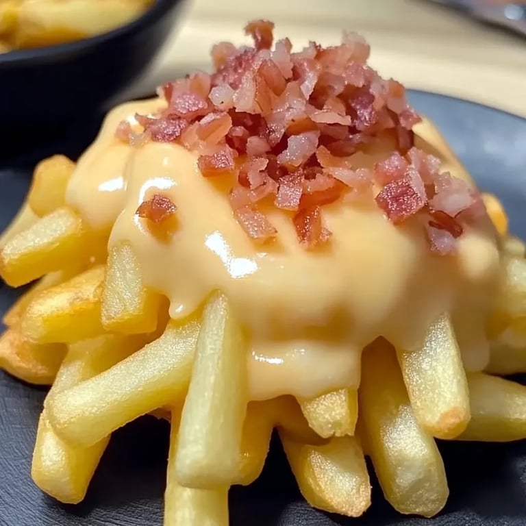 Pommes mit Käse