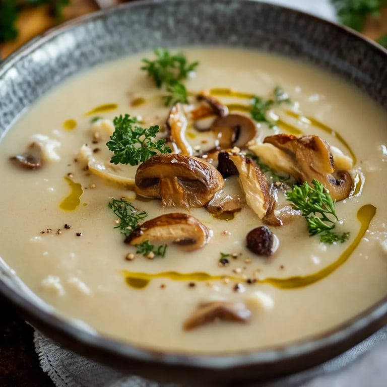 Steinpilz-Kartoffel-Suppe